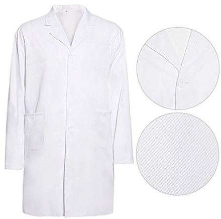 Laboratoriumjas voor dames en heren - Wit doktersjas voor geneeskunde