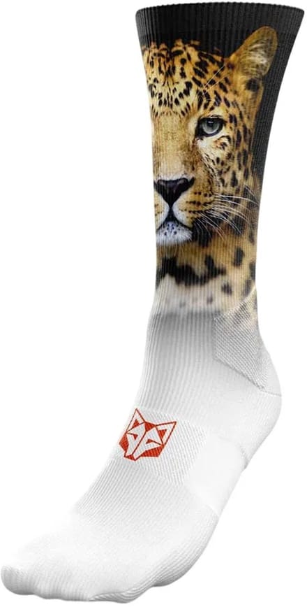 Otso Leopard Sokken Wit,Zwart EU 40-43