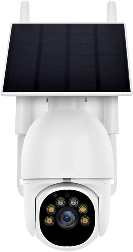 Draadloze Camera - Beveiligingscamera Wifi - Huis Bewaken - Panoramisch Zicht - Full HD - Wit