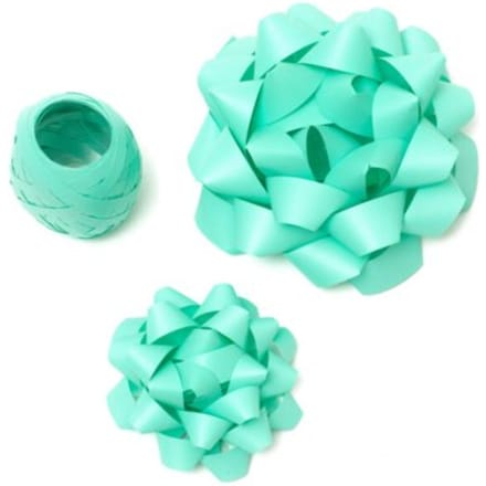 Legami set van strik en lint - aqua