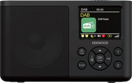Kenwood CR-M33DAB Radio DAB+, FM DAB+, FM Oplaadbaar Zwart