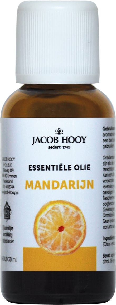 Jacob Hooy Mandarijn - 30 ml - Etherische Olie