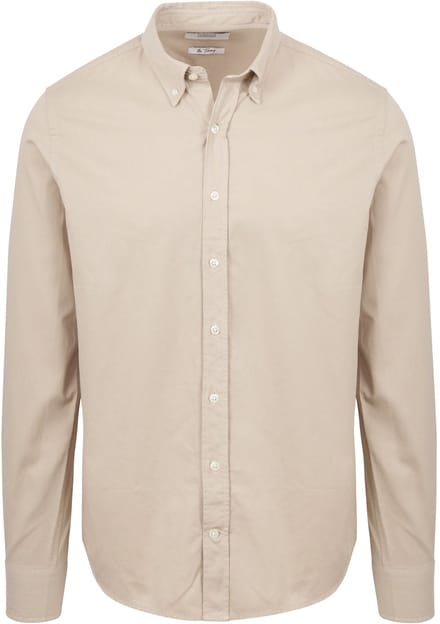 King Essentials The Tommy Overhemd Beige - Maat S - Heren