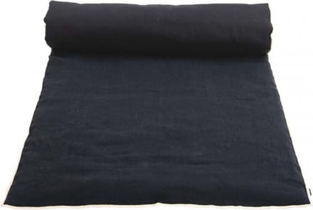 Chennai linnen sprei noir - 85x200 cm
