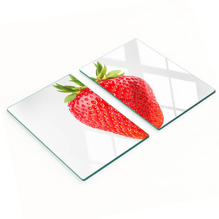 Multifunctionele decoratieve keukenplanken van geharde aardbei, 2x40x52 cm