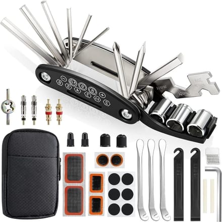 EXCITAT Fiets reparatieset - Fiets multitool - Multitool - Reparatiegereedschap - 16 in 1 Multitool