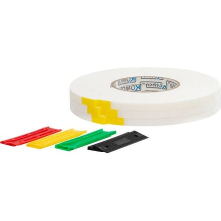 Köhler Woodcap Kowo glasmontage set 9x4 mm Wit