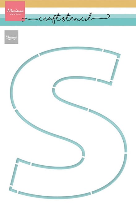 Craft Stencil, S-Letter