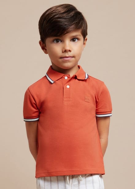 MAYORAL - Polo - Maat 104 - Jongens - Oranje -