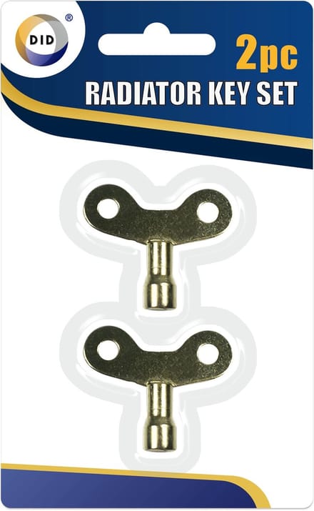 DID Radiatorsleutels/ontluchtingssleutels - set van 2x - universeel - voor aftapkraan