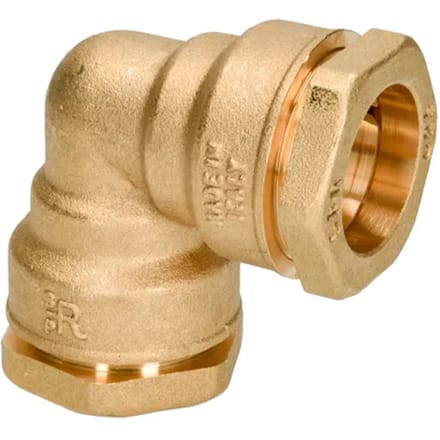 Sanivesk Tyleen Knie Messing 32x32mm