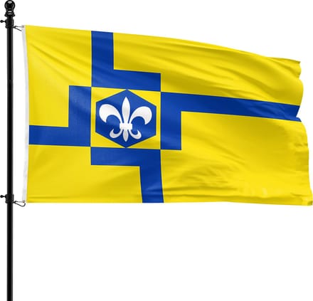 VlagDirect - Lelystad vlag - Gemeente Lelystad vlag - 90 x 150 cm.