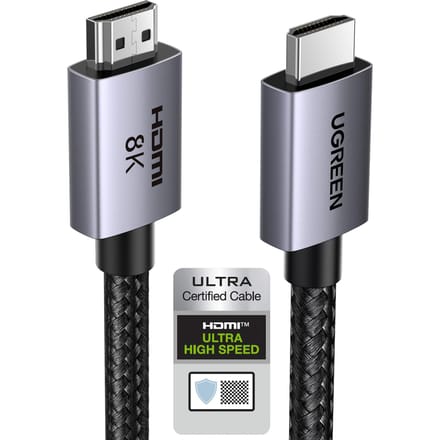 Ugreen - HD171 - kabel met HDMI 2.1 8K connectoren gecertificeerd, - 2 - m - lang - grijs