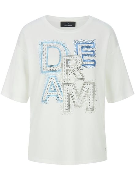 Shirt ronde hals Van Monari wit