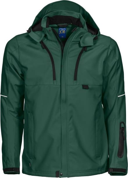 ProJob 3406 SOFTSHELL JAS 643406 - woudgroen - XS