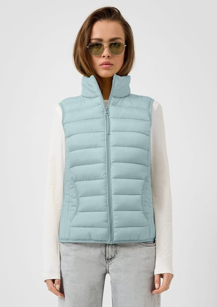 Q/S designed by - Dames jas - Maat S - Vrouwen - Groen - vulling