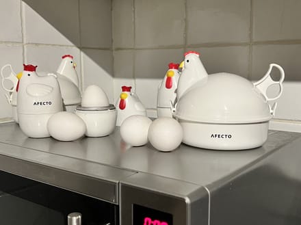 AFECTO® Magnetron Eierkoker - Eierkoker - Eierkoker Magnetron - voor 4 eieren