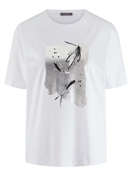 Shirt ronde hals Van MYBC wit