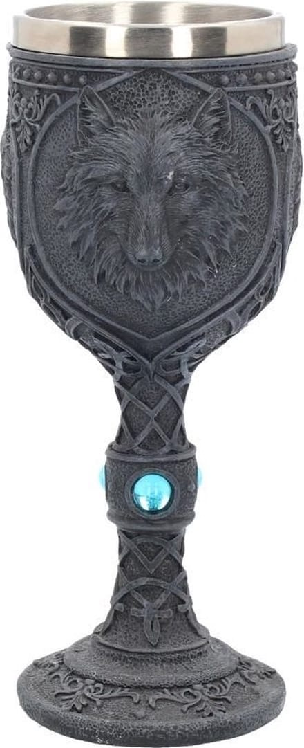 Nemesis Now - Wolf Fantasy Beker - Zwart