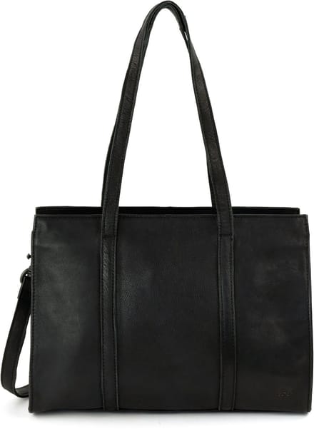 Bear Design Leonie Leren Handtas - Schoudertas - Shopper - Zwart