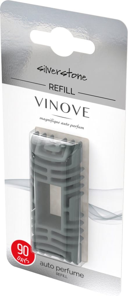 Vinove Navulling Silverstone Autoparfum - Luchtverfrisser - Car Airfreshner