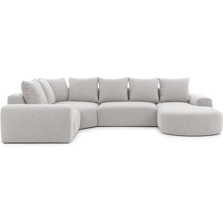 U-bank Monteri links bouclé modulair | NADUVI Collection
