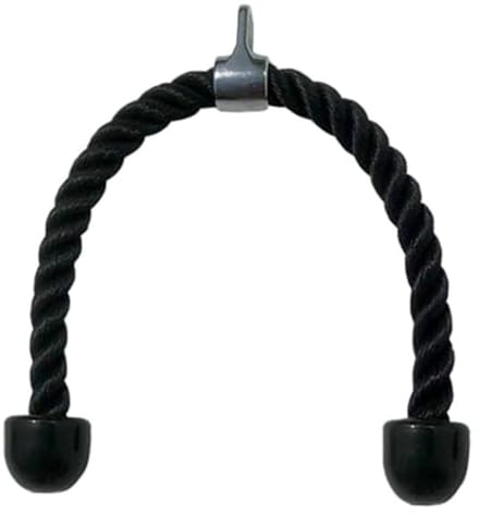 Verstelbare Triceps Touw voor Krachttraining | Nylon Sporttouw met Antislip Handvatten