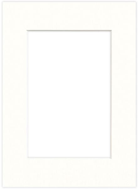 Passepartout 15x21 cm (voor 10x15 cm foto) Wit