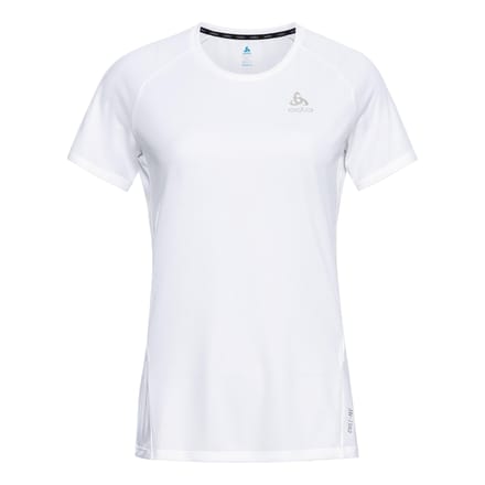 Odlo Crew Neck Essential Chill-Tech Hardloopshirt Dames-Wit