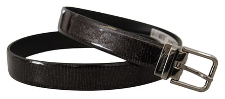 Zwarte Leren Riem Bel8473