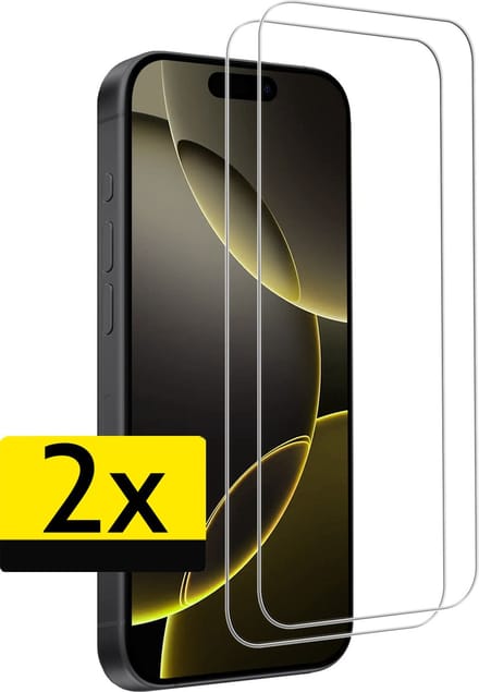 Screenprotector - Geschikt voor Apple iPhone 16 Pro Max - 2 Stuks - Volledige Dekking - Beschermglas - Gehard Glas - Tempered Glass - Screen Protector