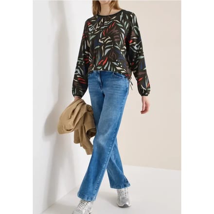 Gedessineerde blouse