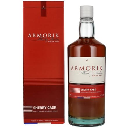 Armorik Whisky Armorik SHERRY CASK Whisky Breton Single Malt 46% Vol. 0,7l in geschenkverpakking