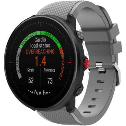 Polar Vantage M twill siliconen band (grijs)