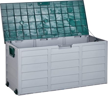 LOCARNO - Kussenbox - Grijs/Groen - 112 cm - Synthetisch materiaal