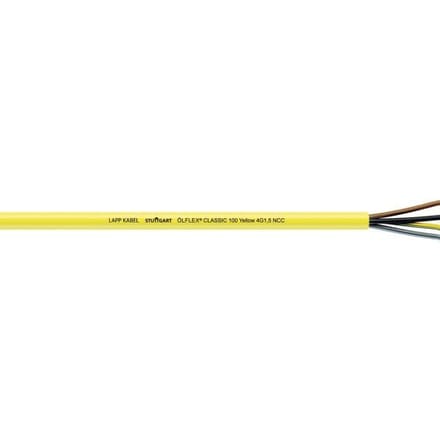 LAPP ÖLFLEX® CLASSIC 100 YELLOW Stuurstroomkabel 3 G 1.5 mm² Geel 10400/100 100 m
