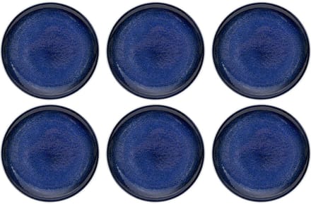 Borden Partito blauw Ø20cm (6/set) Kare Design
