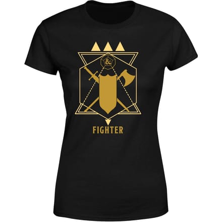Dungeons & Dragons Fighter Women's T-Shirt - Zwart - S