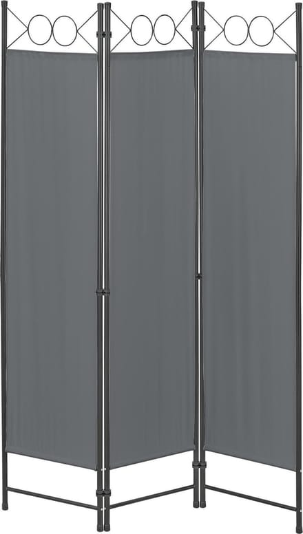 Tuinscherm Saragossa scheidingswand 171x120 cm donkergrijs