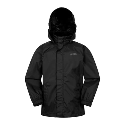 Mountain Warehouse Set kinder/kinder Pakka Waterdichte Jas en Broek (Zwart)