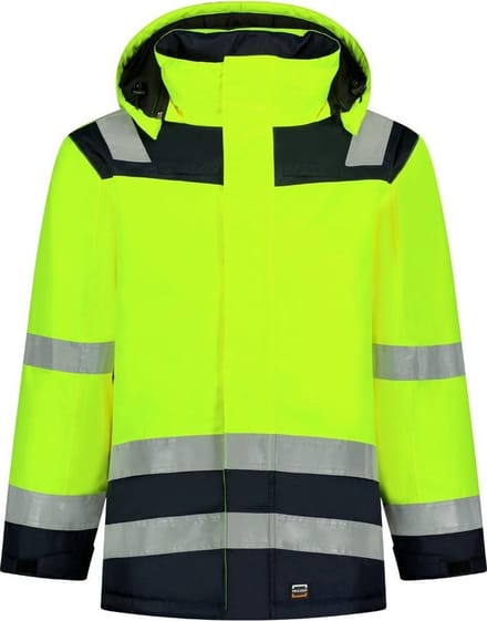 Tricorp Parka High Vis Bicolor 403020 - Mannen - Geel/Ink - M