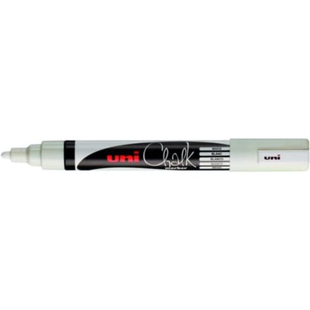 Krijtstift Uni-ball chalk rond 1.8-2.5mm wit