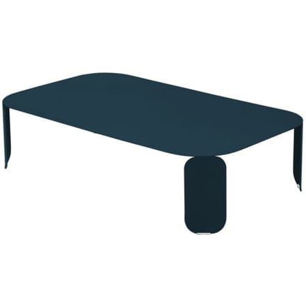 Fermob Bebop Tafel rechthoekig - 21 acapulcoblauw - H 29 cm