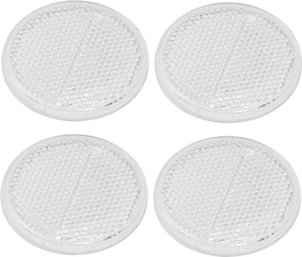 ProPlus Reflector - set 4x - wit - zelfklevend - 60mm - rond