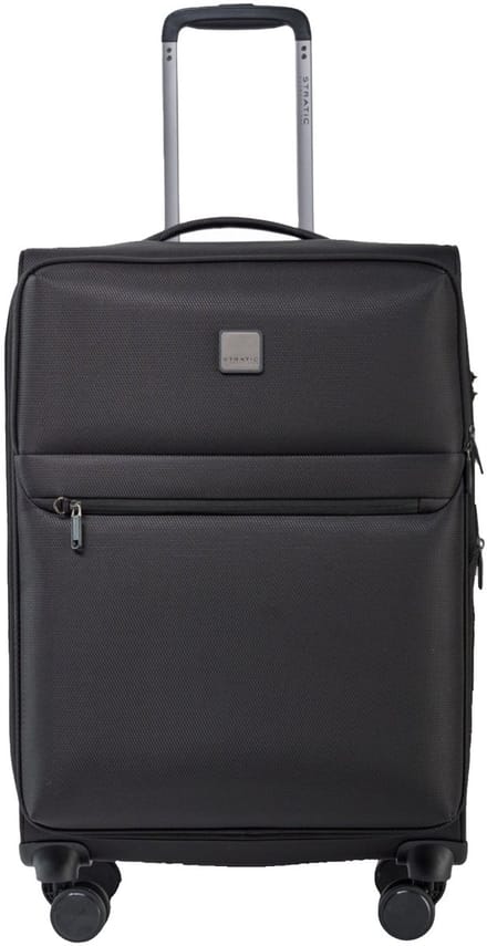 STRATIC Lite - zachte medium koffer - 65 cm - Black