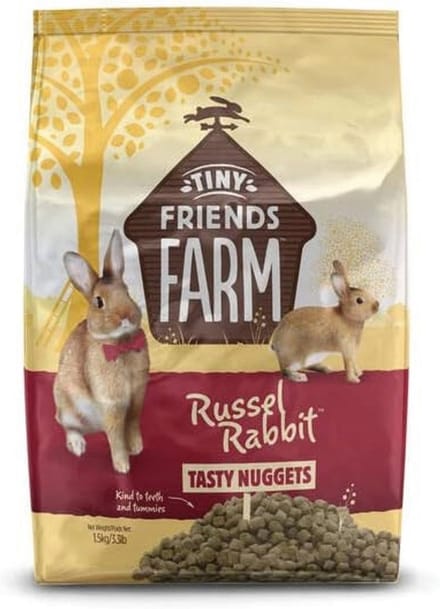 Tiny Friends Farm Russel Rabbit Tasty Nuggets - Konijnenvoer - 1.5 kg