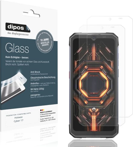 dipos – 2x Matte Pantserfolie geschikt voor Hotwav Cyber 17 | 9H Screenprotector
