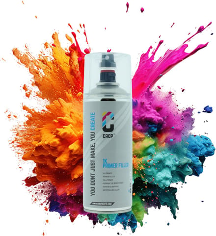 CROP Primer Filler spuitbus ZWART VS5 - Professional