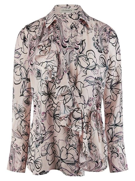 Wikkelblouse Van Uta Raasch roze