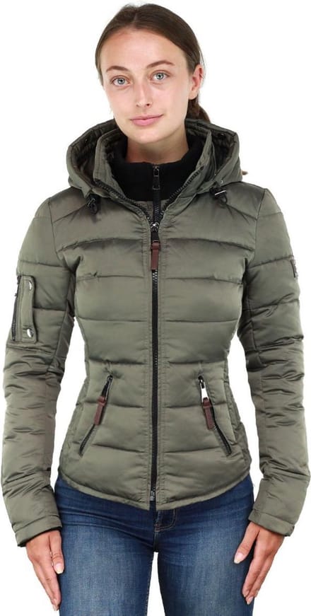 Versano Shamila New Generation Korte Dames Winterjas 3XL - Groen